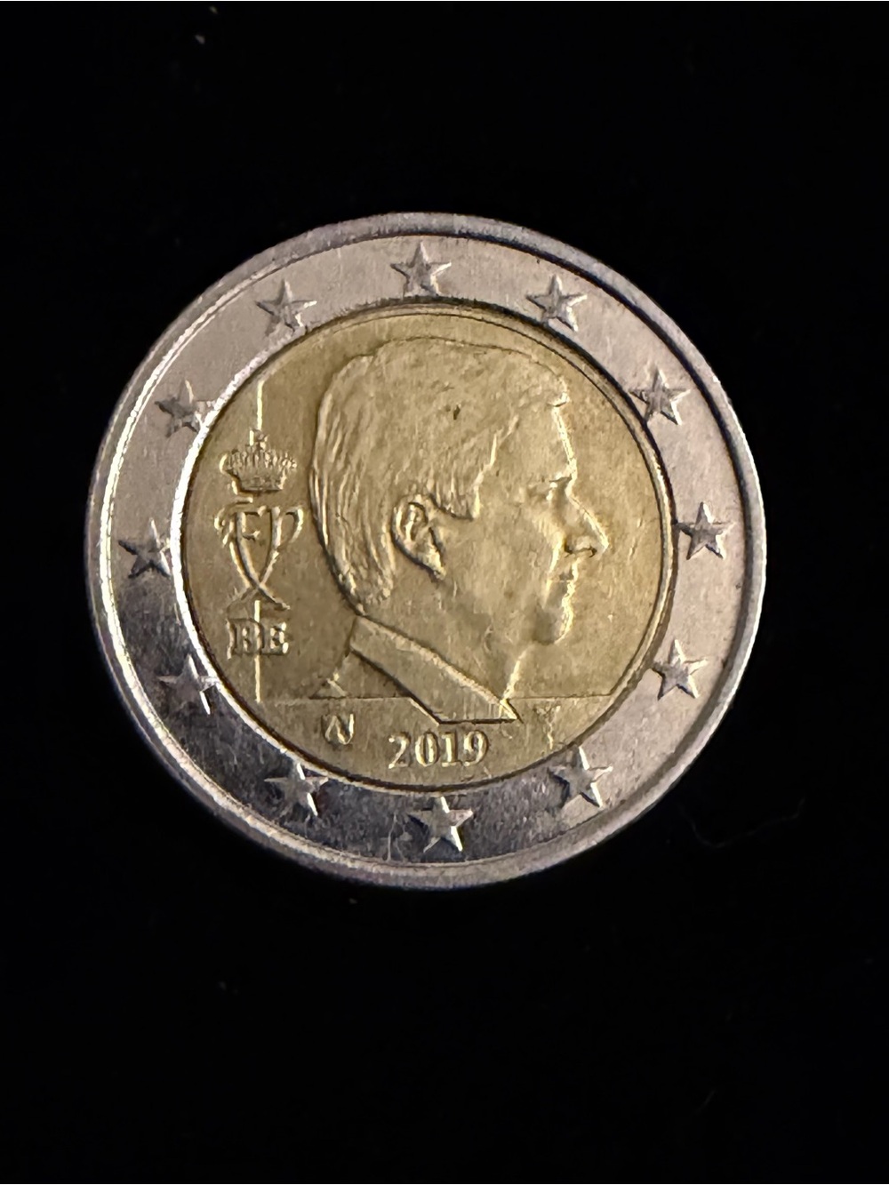 Belgium 2 Euro Coin 2019 - King Philippe - Circulated Belgian Euro Coin